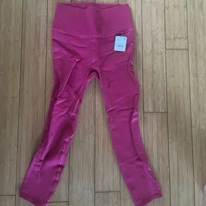 New with tags hot pink Free People leggings